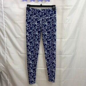 Zoozatz women's blue nittany lions penn state high waisted active leggings large